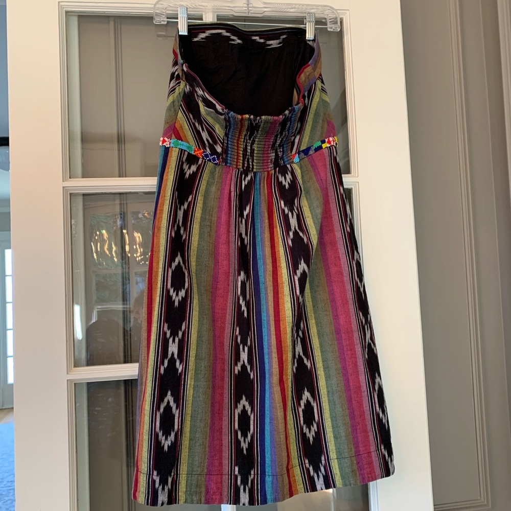 Boho Strapless Dress - Picture 4 of 4